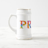 SlipperyJoe's kleurrijke creatieve Pride-thema tek Bierpul (Links)