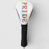 SlipperyJoe's kleurrijke creatieve Pride-thema tek Golfheadcover (Voorkant)