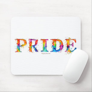 SlipperyJoe's kleurrijke creatieve Pride-thema tek Muismat