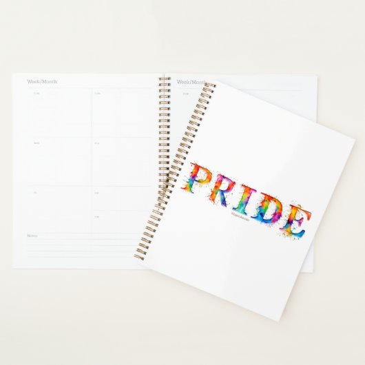 SlipperyJoe's kleurrijke creatieve Pride-thema tek Planner (Display)