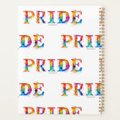 SlipperyJoe's kleurrijke creatieve Pride-thema tek Planner (Achterkant)