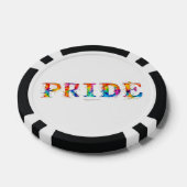 SlipperyJoe's kleurrijke creatieve Pride-thema tek Poker Chips (Enkel)