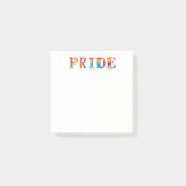 SlipperyJoe's kleurrijke creatieve Pride-thema tek Post-it® Notes (Voorkant)