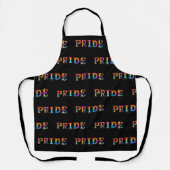 SlipperyJoe's kleurrijke creatieve Pride-thema tek Schort (Voorkant)