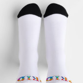 SlipperyJoe's kleurrijke creatieve Pride-thema tek Sokken (Top)