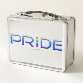 SlipperyJoe's kleurrijke Pride woord vet metallic  (Achterkant)