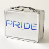 SlipperyJoe's kleurrijke Pride woord vet metallic  (Voorkant)