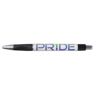SlipperyJoe's kleurrijke Pride woord vet metallic Pen