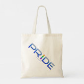 SlipperyJoe's kleurrijke Pride woord vet metallic  Tote Bag (Achterkant)