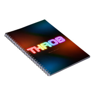 SlipperyJoe's kloppend regenboogachtig verloop dik Notitieboek