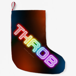 SlipperyJoe's kloppende regenboogachtige verloop d Kleine Kerstsok