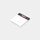 SlipperyJoe's kloppende regenboogachtige verloop d Post-it® Notes (Schuin)