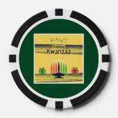 SlipperyJoe's Kwanzaa warm celebratory tone tradit Poker Chips (Voorkant)