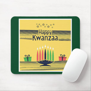 SlipperyJoe's Kwanzaa warme vierende toon traditie Muismat