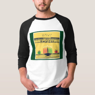 SlipperyJoe's Kwanzaa warme vierende toon traditie T-shirt