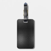 SlipperyJoe's lederen trots vlag zwart koninklijk  Bagagelabel (Achterkant verticaal)