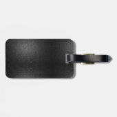 SlipperyJoe's lederen trots vlag zwart koninklijk  Bagagelabel (Achterkant horizontaal)