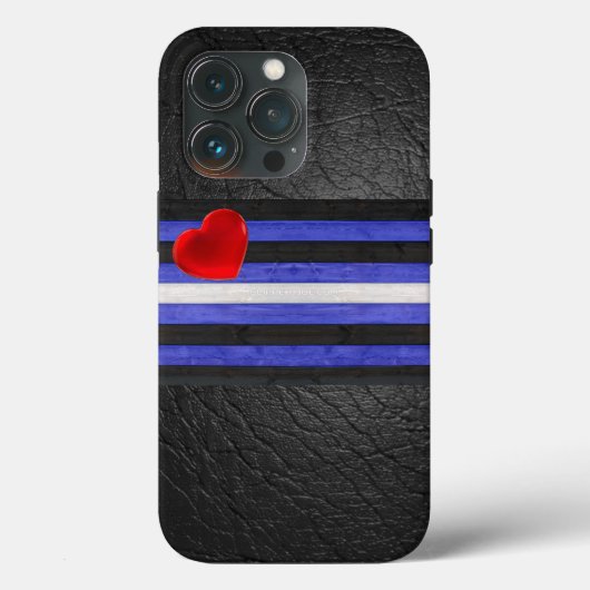 SlipperyJoe's lederen trots vlag zwart koninklijk  Case-Mate iPhone Case (Achterkant)