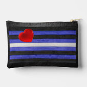 SlipperyJoe's lederen trots vlag zwart koninklijk Etui (Achterkant)