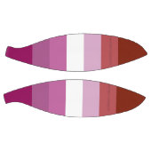 SlipperyJoe's Lesbian Pride vlag feminine Lipstick Basketbal (Panelen)