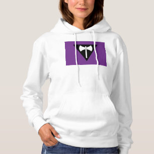 SlipperyJoe's Lesbian Pride vlag labrays symbool t Hoodie