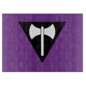 SlipperyJoe's Lesbian Pride vlag labrays symbool t Snijplank (Voorkant)