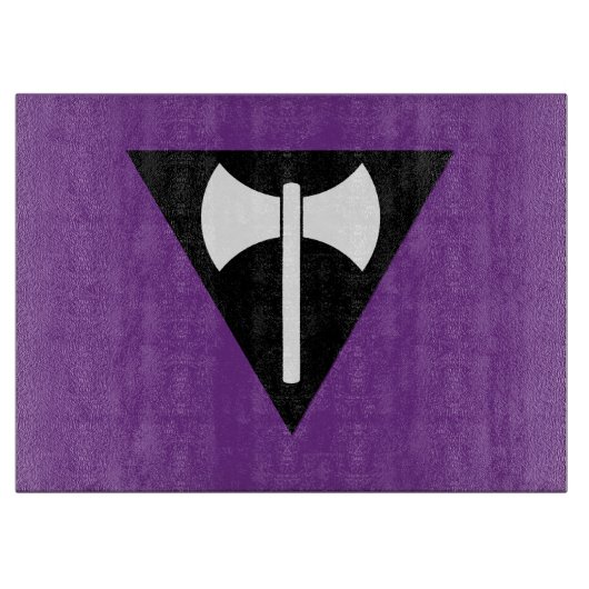 SlipperyJoe's Lesbian Pride vlag labrays symbool t Snijplank (Voorkant)