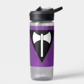 SlipperyJoe's Lesbian Pride vlag Labrys ax triangl Waterfles (Links)