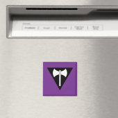 SlipperyJoe's Lesbische Pride vlag Labrys bijl dri Magneet (Insitu (Vaatwasser))