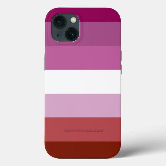 SlipperyJoe's lesbische trotsvlag vrouwelijke geme Case-Mate iPhone Case (Achterkant)