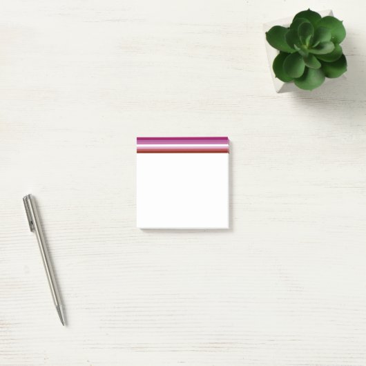 SlipperyJoe's lesbische trotsvlag vrouwelijke geme Post-it® Notes (Kantoor)