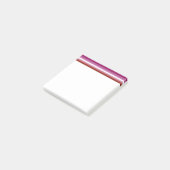 SlipperyJoe's lesbische trotsvlag vrouwelijke geme Post-it® Notes (Schuin)