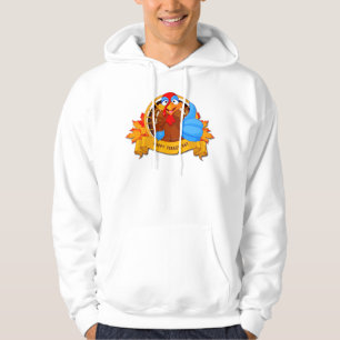 SlipperyJoe's leuke cartoon Thanksgiving-ontwerp Hoodie