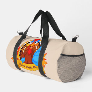 SlipperyJoe's leuke cartoon Thanksgiving-ontwerp Plunjezak