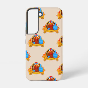 SlipperyJoe's leuke cartoonstijl Thanksgiving-ontw Samsung Galaxy Hoesje