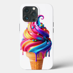 SlipperyJoe's levendige ijsje voedselklassieker Case-Mate iPhone Case