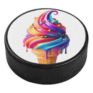 SlipperyJoe's levendige ijsje voedselklassieker  Hockey Puck