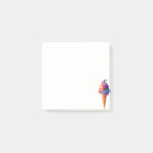 SlipperyJoe's levendige ijsje voedselklassieker Post-it® Notes (Voorkant)