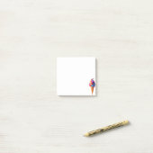 SlipperyJoe's levendige ijsje voedselklassieker Post-it® Notes (Op bureau)