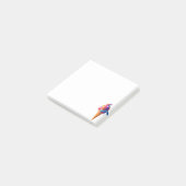 SlipperyJoe's levendige ijsje voedselklassieker Post-it® Notes (Schuin)