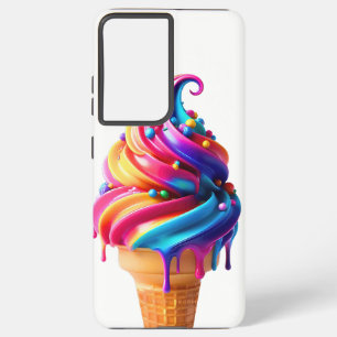 SlipperyJoe's levendige ijsje voedselklassieker Samsung Galaxy Hoesje