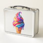 SlipperyJoe's levendige ijskegel food classic (Achterkant)