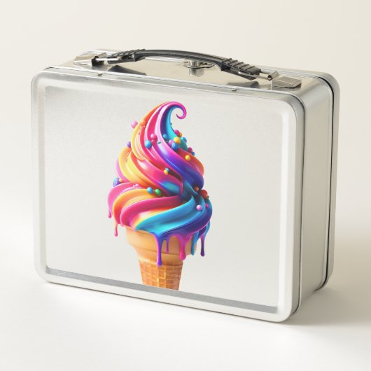 SlipperyJoe's levendige ijskegel food classic (Achterkant)