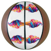 SlipperyJoe's levendige ijskegel food classic Basketbal (Verticaal)