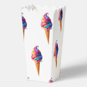 SlipperyJoe's levendige ijskegel food classic Bedankdoosjes (Voorkant)