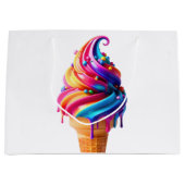 SlipperyJoe's levendige ijskegel food classic Groot Cadeauzakje (Voorkant)