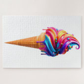 SlipperyJoe's levendige ijskegel food classic Legpuzzel (Horizontaal)