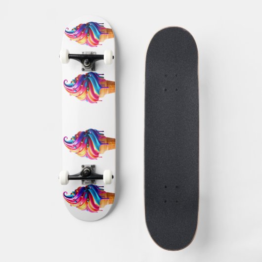 SlipperyJoe's levendige ijskegel food classic Persoonlijk Skateboard (Voorkant)