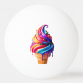 SlipperyJoe's levendige ijskegel food classic Pingpongbal (Voorkant)