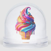 SlipperyJoe's levendige ijskegel food classic Sneeuwbol (Achterkant)